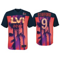 Men Los Angeles Rams #9 Matthew Stafford Red Black Super Bowl LVI Game Jersey Men Los Angeles Rams #9 Matthew Stafford Red Black Super Bowl LVI Game Jersey