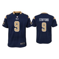 Youth Los Angeles Rams #9 Matthew Stafford Navy Game Jersey Youth Los Angeles Rams #9 Matthew Stafford Navy Game Jersey