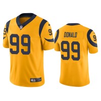 Men Los Angeles Rams #99 Nike Aaron Donald Gold Color Rush Limited Jersey Men Los Angeles Rams #99 Nike Aaron Donald Gold Color Rush Limited Jersey