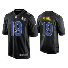 Men Los Angeles Rams #19 Brandon Powell Super Bowl LVI Black Game Fashion Jersey Men Los Angeles Rams #19 Brandon Powell Super Bowl LVI Black Game Fashion Jersey