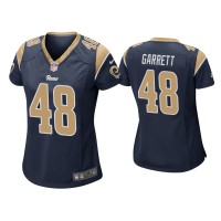 Women Los Angeles Rams #48 Chris Garrett Navy Game Jersey Women Los Angeles Rams #48 Chris Garrett Navy Game Jersey