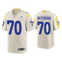Men Los Angeles Rams #70 Joseph Noteboom Bone Game Jersey Men Los Angeles Rams #70 Joseph Noteboom Bone Game Jersey