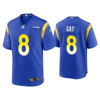 Men Los Angeles Rams #8 Matt Gay Royal Game Jersey Men Los Angeles Rams #8 Matt Gay Royal Game Jersey