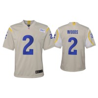 Youth Los Angeles Rams #2 Robert Woods Bone Game Jersey Youth Los Angeles Rams #2 Robert Woods Bone Game Jersey