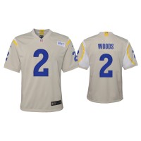Youth Los Angeles Rams #2 Robert Woods Bone Game Jersey Youth Los Angeles Rams #2 Robert Woods Bone Game Jersey