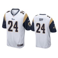 Men Los Angeles Rams #24 Taylor Rapp White Draft Game Jersey Men Los Angeles Rams #24 Taylor Rapp White Draft Game Jersey